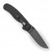 Нож складной RAT 1 Black Blade, Black Handle, D2 Tool Steel