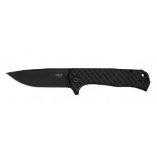 Нож складной Todd Rexford Design KVT® Flipper, DLC-coated Titanium / Carbon Fiber Handle, DLC-coated Blade