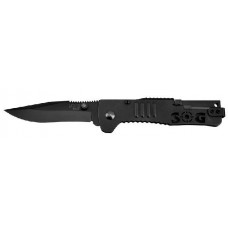 Складной нож SlimJim Black - SOG SJ32, сталь AUS-8, рукоять сталь 420, чёрный