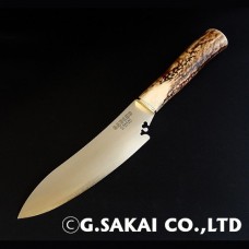 Туристический нож G.Sakai, Gaucho Facon Fixed, VG-1 (laminated), рог оленя