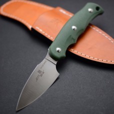 Туристический нож G.Sakai, Camper En Fixed, ZDP-189, Green G-10