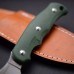 Туристический нож G.Sakai, Camper En Fixed, ZDP-189, Green G-10