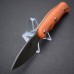 Туристический нож G.Sakai, Camper En Fixed, ZDP-189, Vermilion G-10