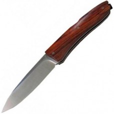 Нож складной Big Opera Satin Finish D2 Tool Steel, Santos Wood Handle