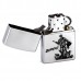 Зажигалка ZIPPO Duck Hunting, с покрытием Satin Chrome™, латунь/сталь, серебристая, 36x12x56 мм