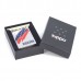 Зажигалка ZIPPO Russia Flag Satin Chrome, латунь с ник.-хром. покрыт., серебр., матовая, 36х56х12 мм
