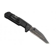 Складной нож Extrema Ratio Fulcrum II Tanto Black, сталь Böhler N690, рукоять алюминий