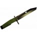 Нож с фиксированным клинком Extrema Ratio Fulcrum Civilian Bayonet Green, сталь Böhler N690, рукоять пластик