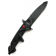 Складной нож Extrema Ratio MF3 Ingredior Drop Point Black With Belt Cutter, сталь Böhler N690, рукоять алюминиевый сплав