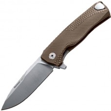 Нож складной ROK Ball-Bearing Flipper, Bronze Solid® Titanium Handle, Satin Finish Böhler M390