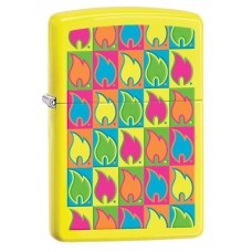 Зажигалка ZIPPO Classic с покрытием Neon Yellow