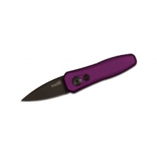 Автоматический складной нож Launch 4, DLC-Coated Crucible CPM® 154 Blade, Purple Aluminum Handles