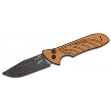 Складной автоматический нож Kershaw Launch 5 Brown K7600EBBW, сталь CPM 154, рукоять алюминий