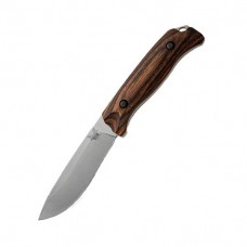 Нож Benchmade Saddle Mountain Skinner Hunt Wood 15001-2, сталь CPM S30V, рукоять дерево