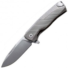 Нож складной ROK Ball-Bearing Flipper, Gray Solid® Titanium Handle, Satin Finish Böhler M390