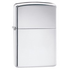 Зажигалка ZIPPO Classic с покрытием High Polish Chrome, латунь/сталь, серебристая, 36x12x56 мм