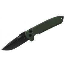 Автоматический складной нож Rockeye Black Blade, Green Handle