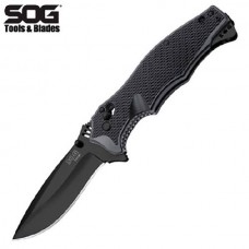 Складной нож Vulcan Black - SOG VL-11, сталь VG-10 Black TiNi, рукоять термопластик GRN, чёрный