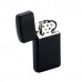 Зажигалка ZIPPO Black Matte, латунь с порошковым покрытием, черный, матовая, 30х55х10 мм