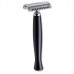 Станок для бритья Böker Safety Razor Edelharz schwarz, нержавеющая сталь/текстолит, 04BO148