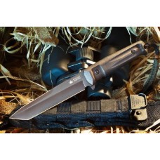 Тактический нож Aggressor D2 Black Titanium, Kizlyar Supreme