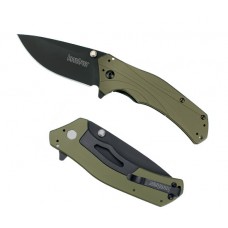 Нож складной KERSHAW Knockout с оливковой рукоятью