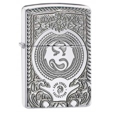 Зажигалка ZIPPO Anne Stokes с прочным корпусом Armor ™ с покрытием High Polish Chrome