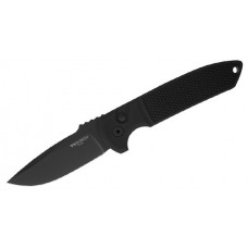 Автоматический складной нож Rockeye, Black Handle w/knurling, Black Blade