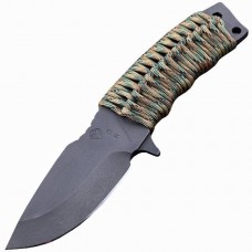 Тактический нож NAV-H, Matte Black Oxide D2 Steel, Coyote Camo Handle