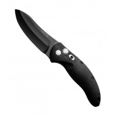 Автоматический складной нож EX-04 Auto, Black Upswept Blade, Black G-Mascus® G10 Handle 8.89 см.