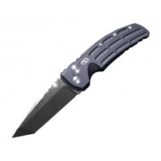 Нож складной EX-01 Black Tanto Blade, Black Aluminum Handle 10.16 см.