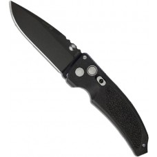 Нож складной EX-03 Black Drop Point Blade, Matte Black Handle 8.89 см.