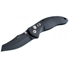 Нож складной EX-04 Black Wharncliffe Blade, Black G-Mascus® G10 Handle 10.16 см.