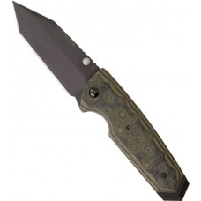 Нож складной EX-02 Tanto. Thumb Stud, Green/Gray G-Mascus® G10 Handle