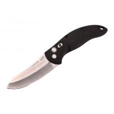 Нож складной EX-04 Stone-Tumbled Upswept Blade, Black G-Mascus® G10 Handle 10.16 см.