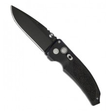 Нож складной EX-03 Black Drop Point Blade, Black Handle 10.16 см.