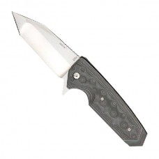 Нож складной EX-02 Tanto Flipper, Black/Gray/Lava G-Mascus® G10 Handle, Satin Finish Blade 9.52 см.