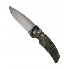 Нож складной EX-01 Stone-Tumbled Drop Point Blade, Green/Gray G-Mascus® G10 Handle 10.16 см.