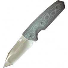 Нож складной EX-02 Tanto Thumb Stud, Black/Gray G-Mascus® G10 Handle, Satin Finish Blade 9.52 см.