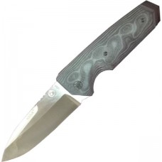 Нож складной EX-02 Spear Point, Thumb Stud, Black/Gray G-Mascus® G10 Handle, Satin Finish Blade 9.53 см.