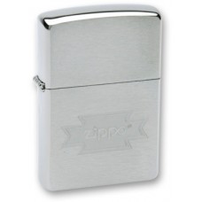 Зажигалка ZIPPO Zippo Brushed Chrome, латунь с никеле-хром.покрыт., серебр., матов., 36х56х12 мм