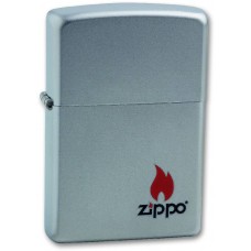 Зажигалка ZIPPO Satin Chrome, латунь с ник.-хром. покрыт., серебр., матовая, 36х56х12 мм
