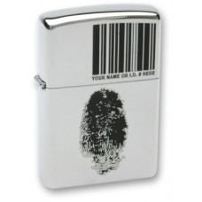 Зажигалка ZIPPO Finger High Polish Chrome, латунь с ник.-хром. покрыт.,серебр.,глянцева, 36х56х12 мм