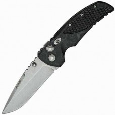 Складной нож EX-01, Stone-Tumbled Drop Point Blade, Black/Gray G-Mascus® G10 Handle