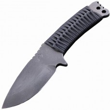 Тактический нож NAV-T, Matte Black Oxide D2 Steel, Black Handle