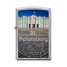 Зажигалка ZIPPO Зимний дворец, с покрытием High Polish Chrome