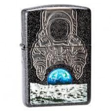 Зажигалка ZIPPO Armor™ с покрытием Galaxy Stardust, латунь/сталь, чёрная, глянцевая, 36x12x56 мм