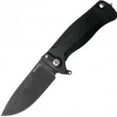 Нож складной SR-22 Mini Ball-Bearing Flipper, Black Solid® Aluminum Handle, Black DLC-Coated Sleipner Stainless Steel