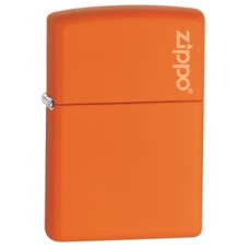 Зажигалка ZIPPO Classic, латунь с покрытием Orange Matte, оранжевый, матовая, 36х12x56 мм