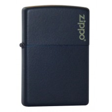 Зажигалка ZIPPO Classic с покрытием Navy Matte, латунь/сталь, синяя, матовая с лого, 36x12x56 мм